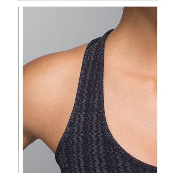 Lululemon Cool Racerback Ziggy Wee September Black - Size 2 - Picture 6 of 6
